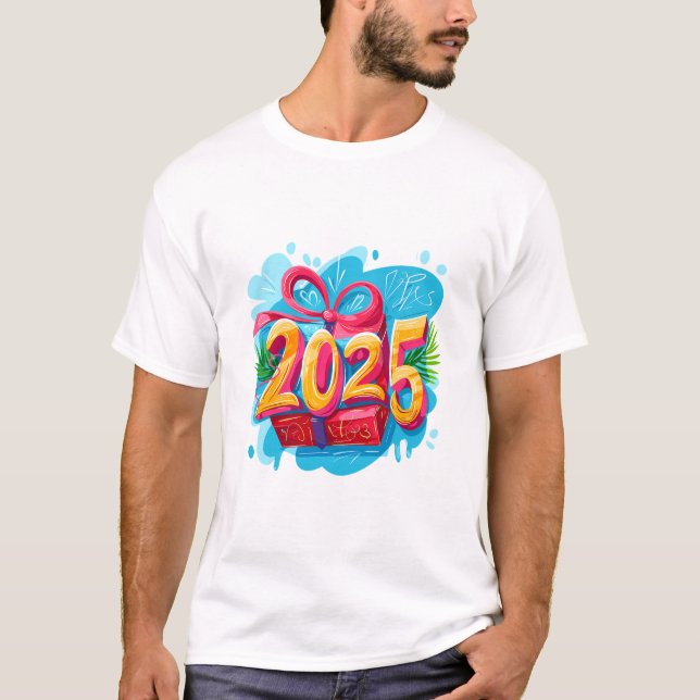 2025 Gott nytt år T Shirt (Framsida)