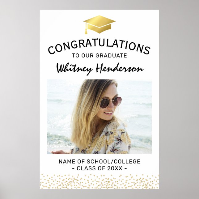 2025 Grattis Student Photo Poster (Framsidan)