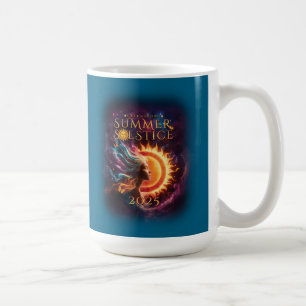 2025 Greensboro sommarsolstice Fest Ocean Blue Kaffemugg
