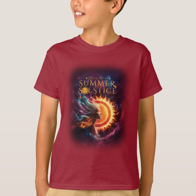 2025 Greensboro Summer Solstice Festival Souvenir T Shirt (Framsida)