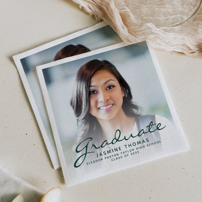 2025 Grönt Studentfest för fotoskript Pappersservett (Skapare uppladdad)