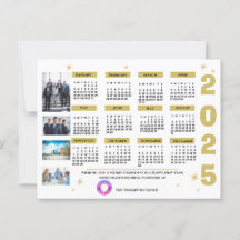 2025 Guld-kalender - jul och nyår