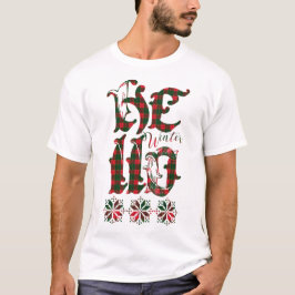 2025 Hej Winter Helgdag Scotland Mönster T Shirt