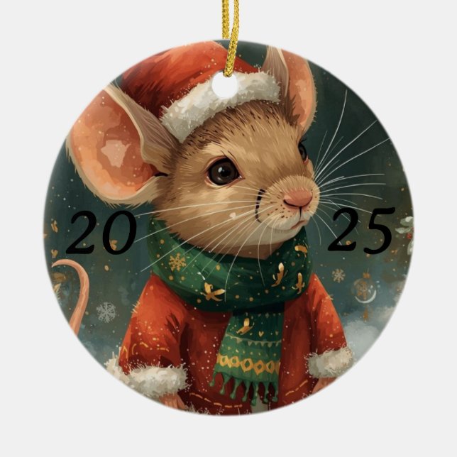 2025 Holiday Mouse Ornament (Framsidan)
