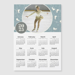 2025 Ice Skates Anpassningsbar Photo Magnetic Cale