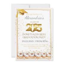 2025 Inbjudan till donuts och grad Studenten