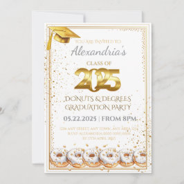 2025 Inbjudan till donuts och grad Studenten