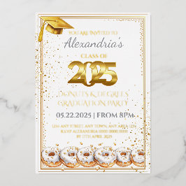 2025 Inbjudan till donuts och grad Studenten
