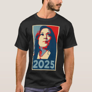 2025 Invigningen Kamala Harris Obama Poster 47 T Shirt