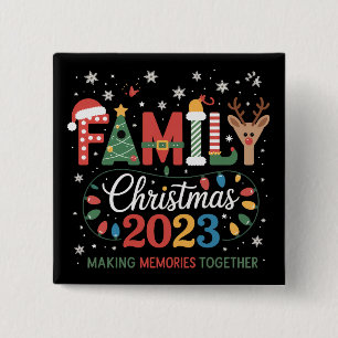 2025 Jul Crew Vi Är Familj Festlig Fest Knapp