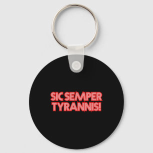 2025 juli 4 Sic Semper Tyrannis Veterans Trump R Nyckelring