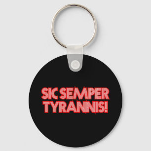 2025 juli 4 Sic Semper Tyrannis Veterans Trump R Nyckelring