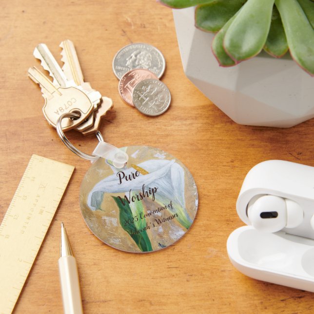 2025 JW convention customize also name Nyckelring (Skrivbord)