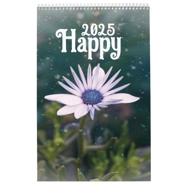 2025 Kalender 2025 violetta Flowers (Omslag)