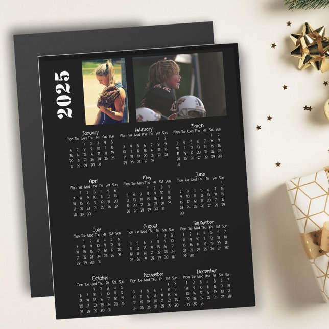 2025 Kalender 2 - Magnetkort för fotokollage (Skapare uppladdad)