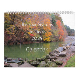 2025 Kalender Årstiderna i Illinois