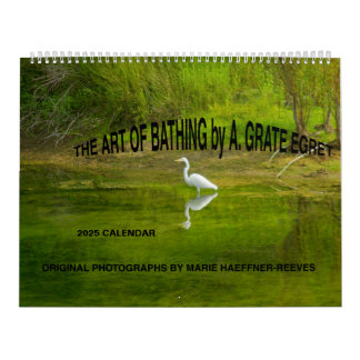 2025 KALENDER: BADANS ART AV A.GRATE EGRET KALENDER