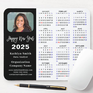 2025 - Kalender - Business Photo Modern Black Simp Musmatta