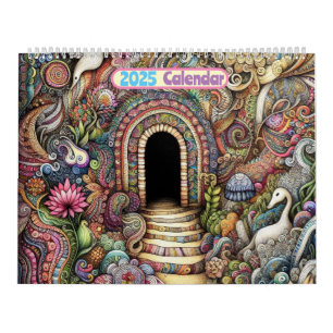 2025 Kalender - Doodle Caves Art Calendar
