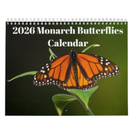 2025: Kalender för monarch Butterflies