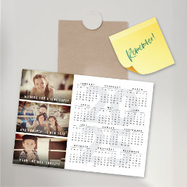2025-kalender Gott nytt år Magnetiskt fotokort