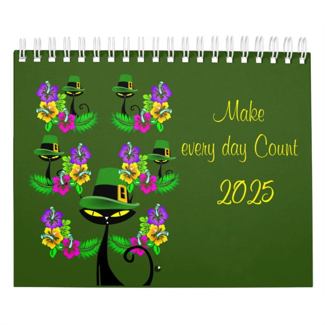 2025 Kalender Katt Kitten Irish (Omslag)
