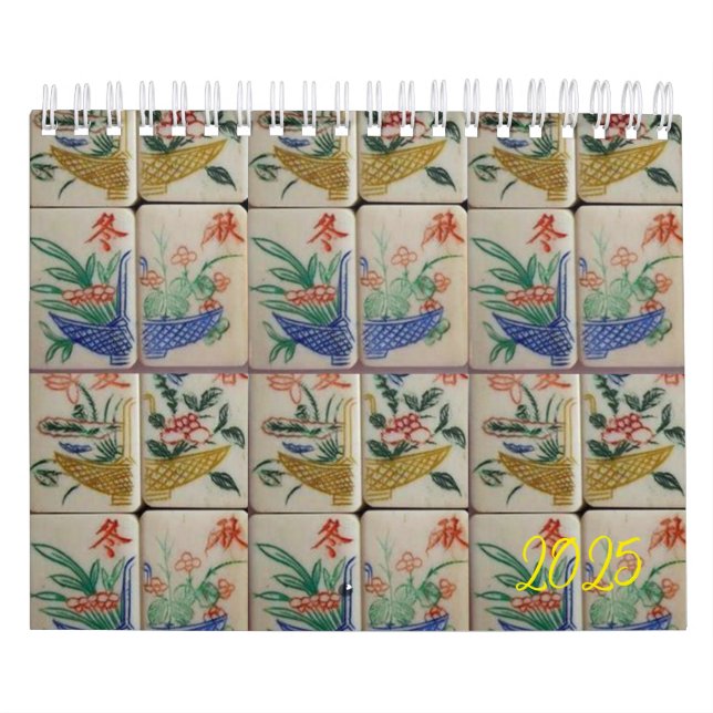 2025 Kalender Mahjong (Omslag)