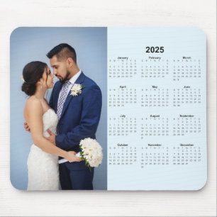 2025 Kalender med anpassad bild Musmatta