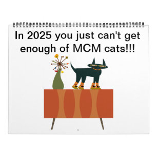 2025 Kalender med MCM-katter