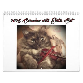 2025 Kalender med redaktören Cat by RoseWrites
