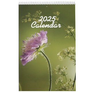 2025 - Kalenderblommor inlämnade Kalender