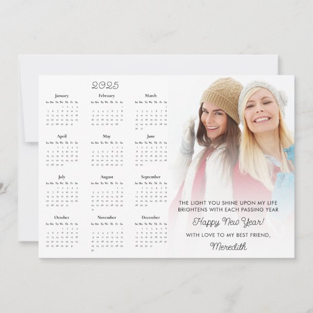 2025 - kalenderfotomotiv - nytt år julkort (Framsida)