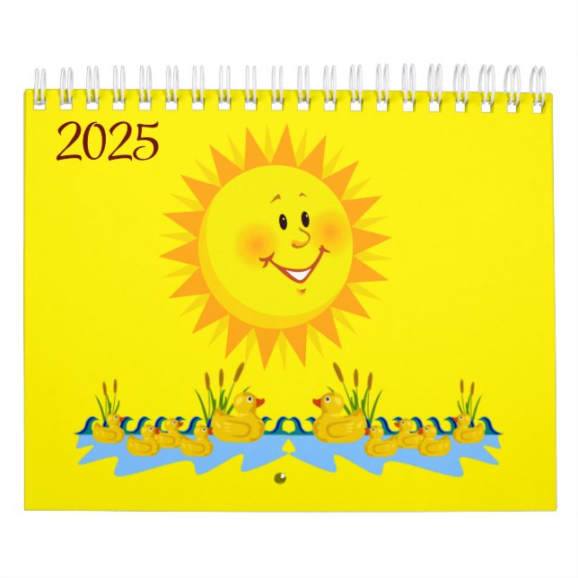2025 Kalendern Gult Ankor & Sunshine Kalender (Omslag)