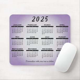2025 - Kalenderns övertoningstid - Lila - år Musmatta