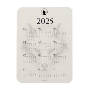 2025 - Kalenderns slutstreck Magnet
