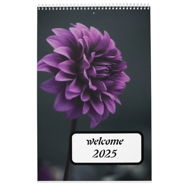 2025 Kalenderträdgårdar Blommor 1 Kalender (Omslag)