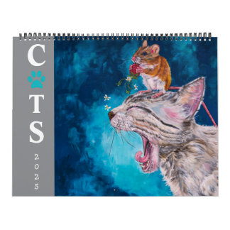 2025 Kattkonstnärseriekalender andra versionen Kalender