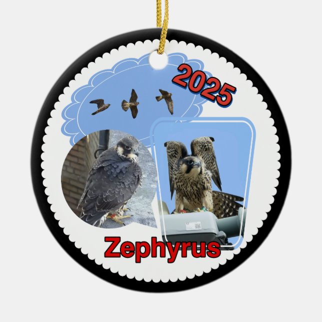 2025 Keramisk Cirkulär Ornament Zephyrus (Framsidan)
