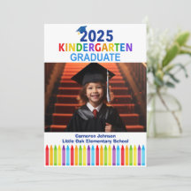 2025 Kindergarten Anpassningsbar Kids Photo Studen