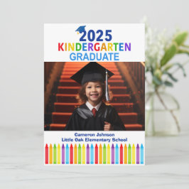 2025 Kindergarten Anpassningsbar Kids Photo Studen Meddelande