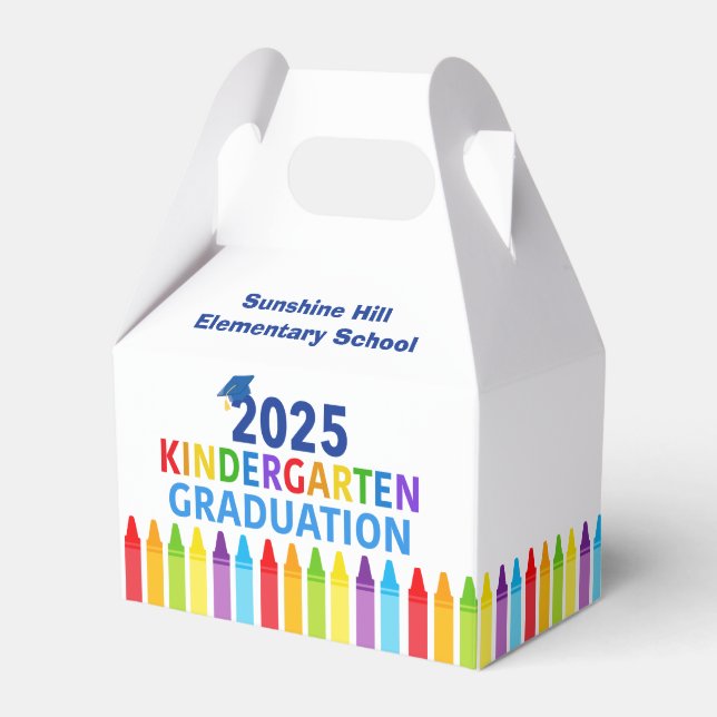 2025 Kindergarten Studenten Anpassningsbar School  Presentaskar (Framsidan Sidan)