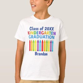 2025 Kindergarten Studenten Anpassningsbar Student T Shirt