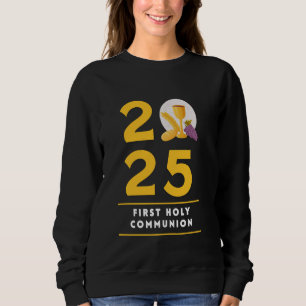 2025 Kommunision Bread Chalice Boys Girls, första T Shirt