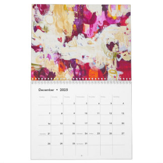 2025 Konstkalender av Siena Becket Designs Kalender
