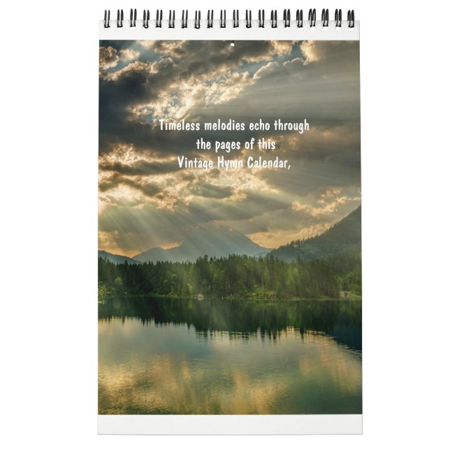 2025 Kristna vintagepsalmtexter  Kalender (Omslag)