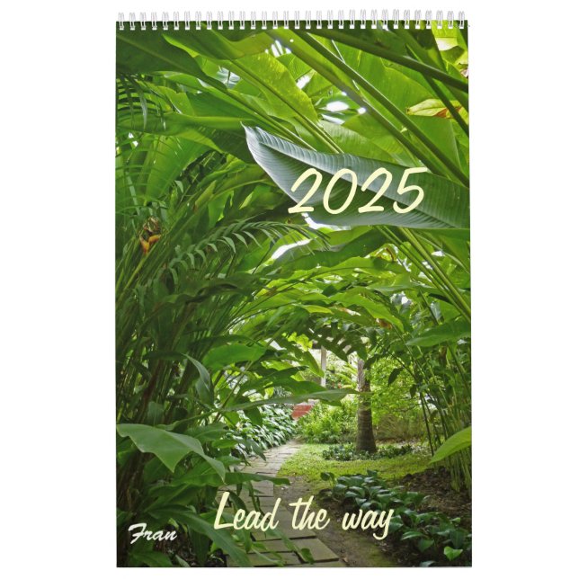 2025 lead the way kalender (Omslag)