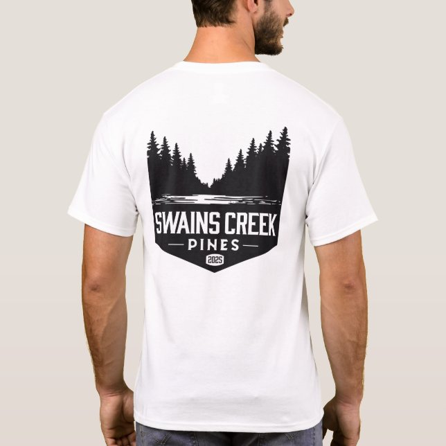 2025 Logotyp - Mörkens Logotyp - Bakåt T Shirt (Baksida)