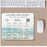 2025-Logotypen för Kalender Business Namn QR-kod Musmatta<br><div class="desc">2025 års QR-Logotyp för musmaten - Serene Ocean Calendar Business Namn-kod slår en hel del - har en fullt- och verksamhetskalender, inklusive logotyp och QR-kod. En handfull marknadsföring-presentationsväg för dina kunder med företagets logotyp och kontaktuppgifter som du enkelt kan anpassa och en handfull kalender för 2025 för dem att visning...</div>