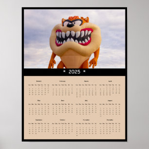 2025-Luftballongens väggkalender Poster