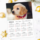 2025 Magnetic Calendar Modern Pet-foto<br><div class="desc">2025 Magnetic Calendar Modern Pet-foto Lägg till ditt foto och skapa perfekt Magnetic Calendar!</div>